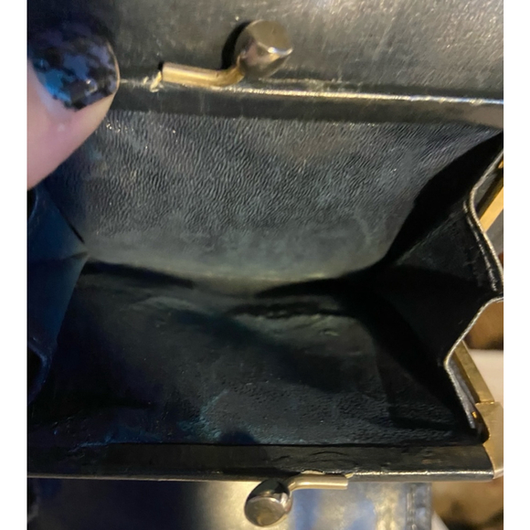 GUCCI Vintage Ophidia Kiss lock Monogram Leather Wallet! - Picture 6 of 12